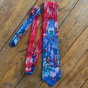 Elvis Collection by Superba VIntage Silk Tie “Devil in Disguise” Design 1993 🎙️